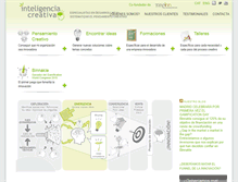 Tablet Screenshot of inteligenciacreativa.com
