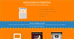 Desktop Screenshot of inteligenciacreativa.net